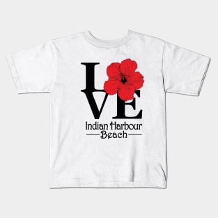 LOVE Indian Harbour Beach Kids T-Shirt